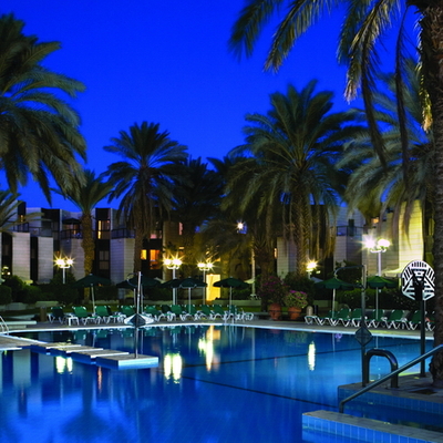 Riviera Pool by night